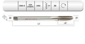  EVAR  HSSE DIN2183/C MAK.KLZ. UNC 9/16