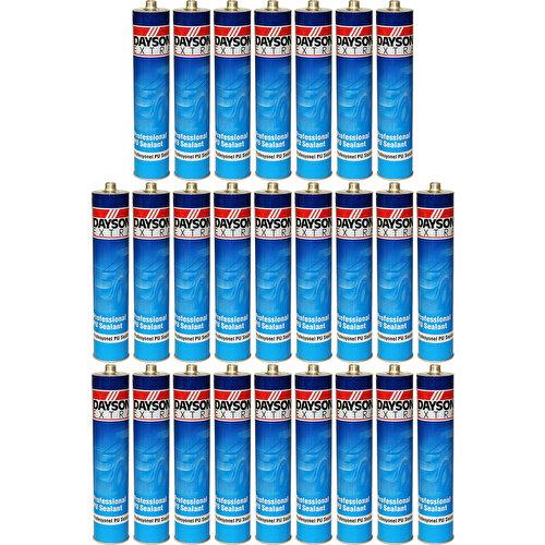 Dayson 25 Adet Dayson Pu Mastik Silikon Yapıştırıcı Siyah 280 ml