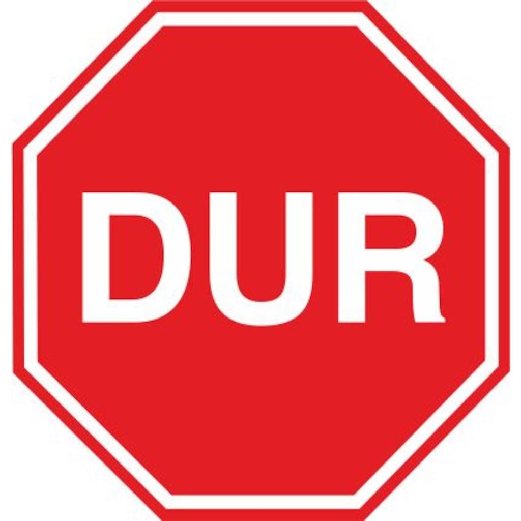 Dur Trafik Levhası