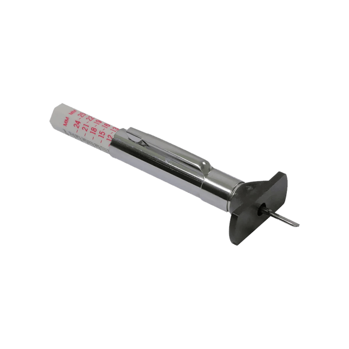 Metal Gövde Lastik Dişi Derinlik Kumpası