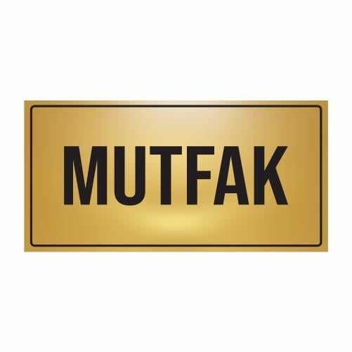 MUTFAK YÖNLENDİRME LEVHASI METAL