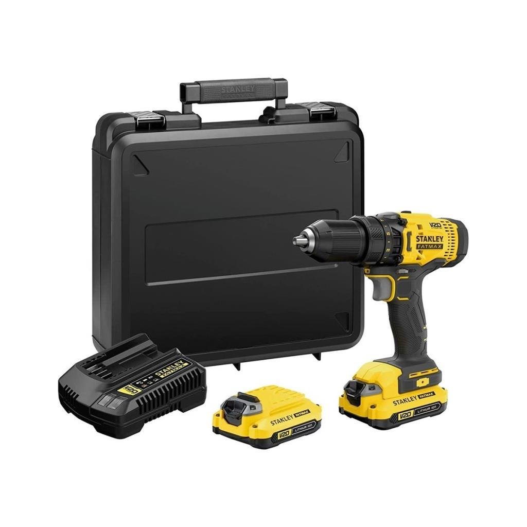 Stanley SCD700D2K 18V 2.0Ah Li-Ion Çift Akülü Matkap