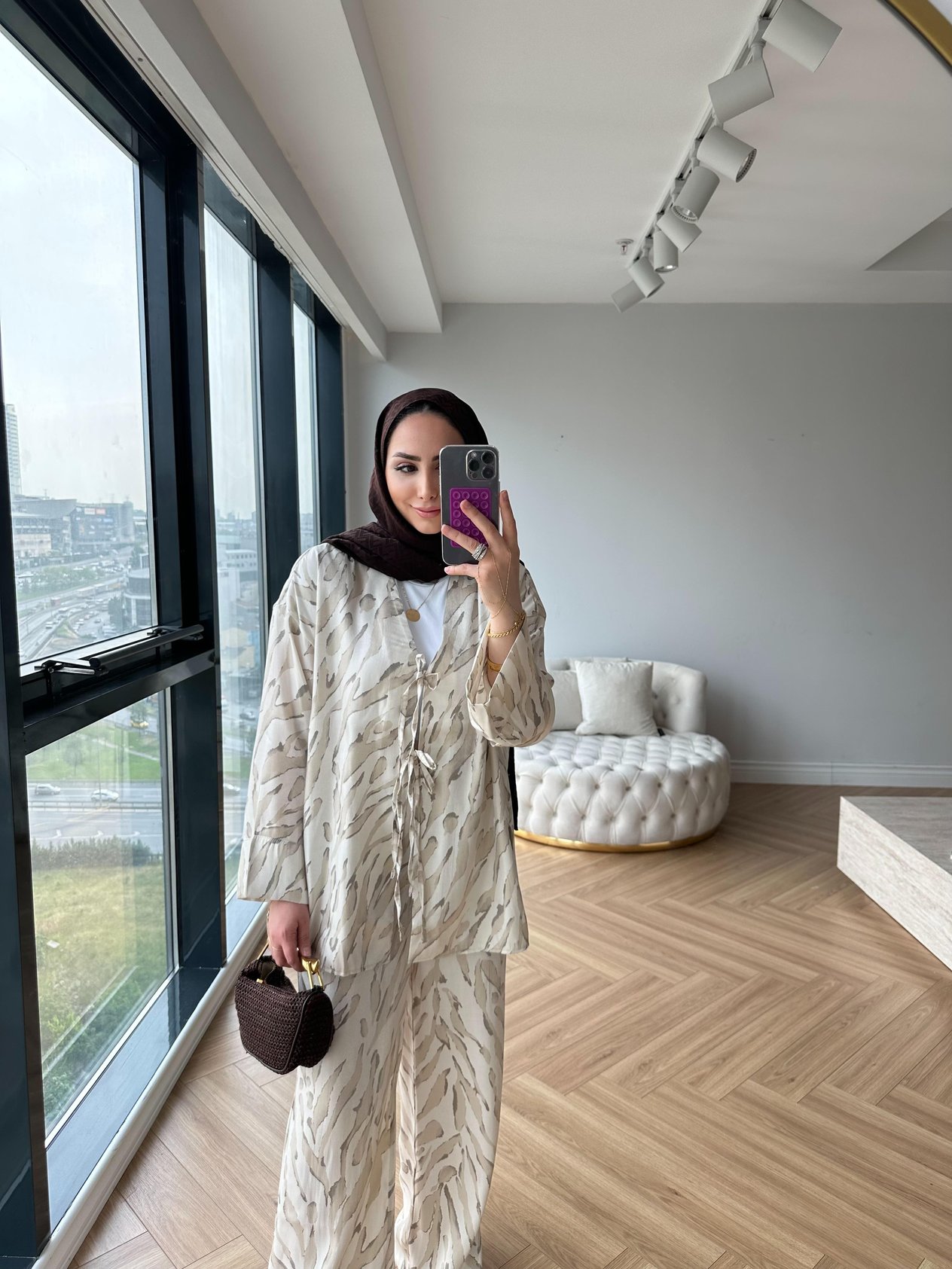 MARİA SATEN KİMONO TAKIM