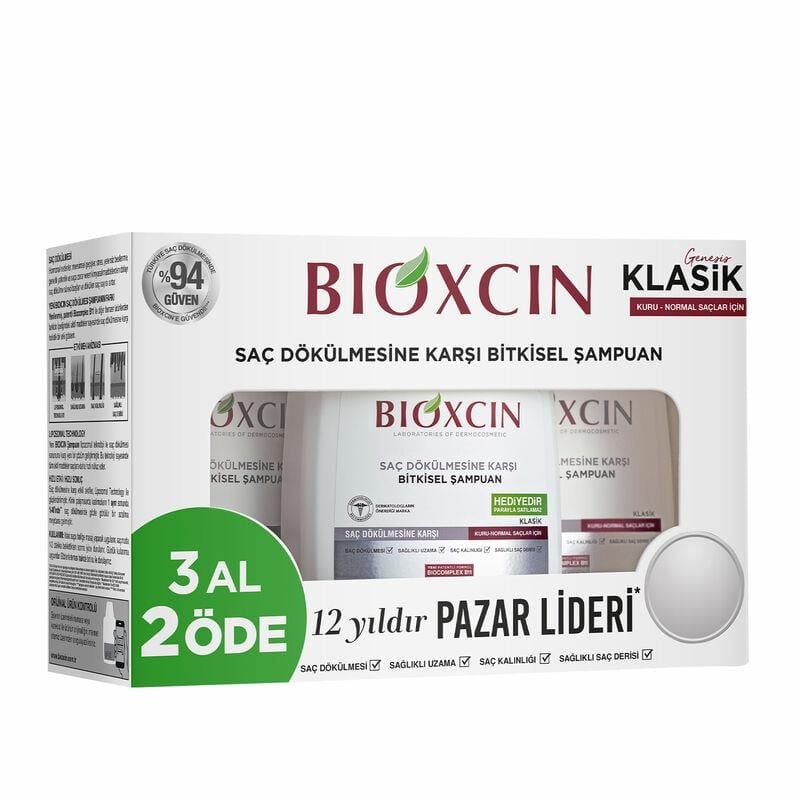 Bioxcin Genesis Şampuan 3 Al 2 Öde / Kuru-Normal Saçlar İçin 300 ml