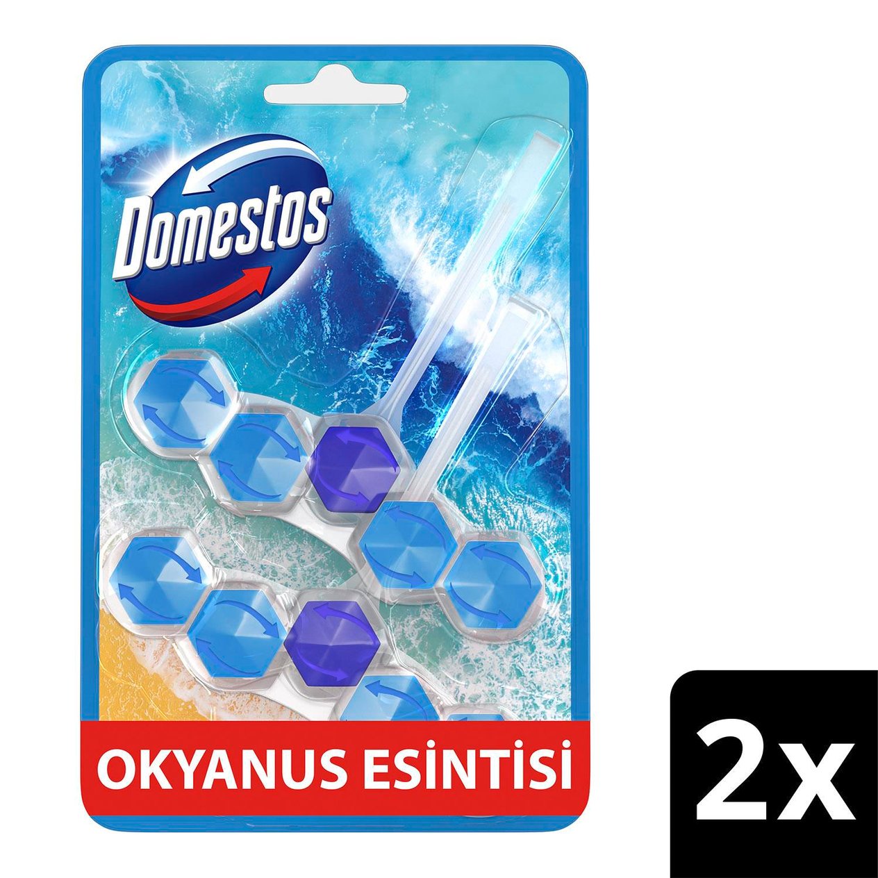 DOMESTOS WC BLOK 5'Lİ GÜÇ İKİLİ OKYANUS 100 GR