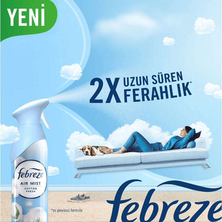 FEBREZE AEROSOL TEMİZ ÇARŞAF 185ML