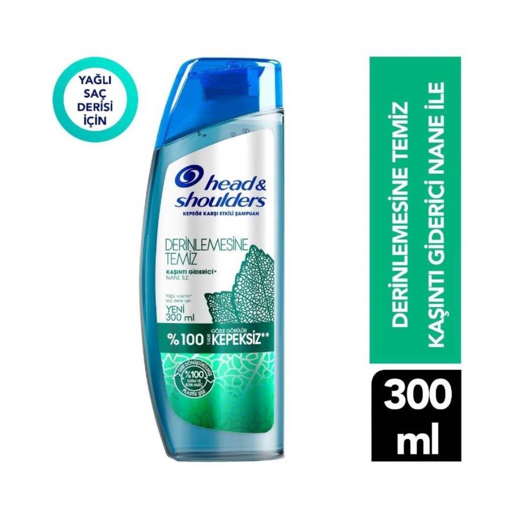 HEAD&SHOULDERS DERİNLEMESİNE TEMİZLİK ŞAMPUANI 1/1 300ML 