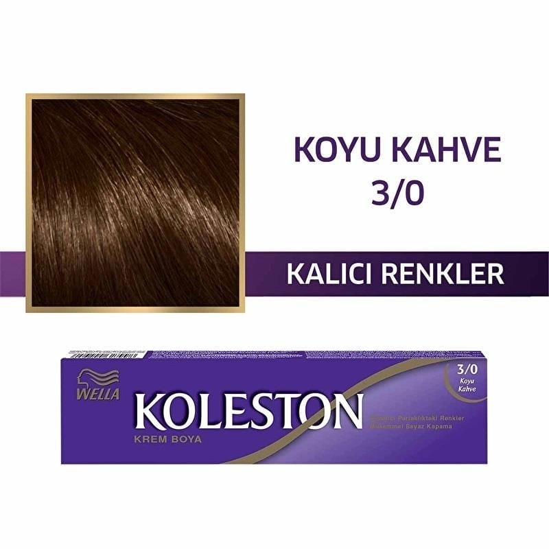 Koleston Single Saç Boyası 3-0 Koyu Kahve