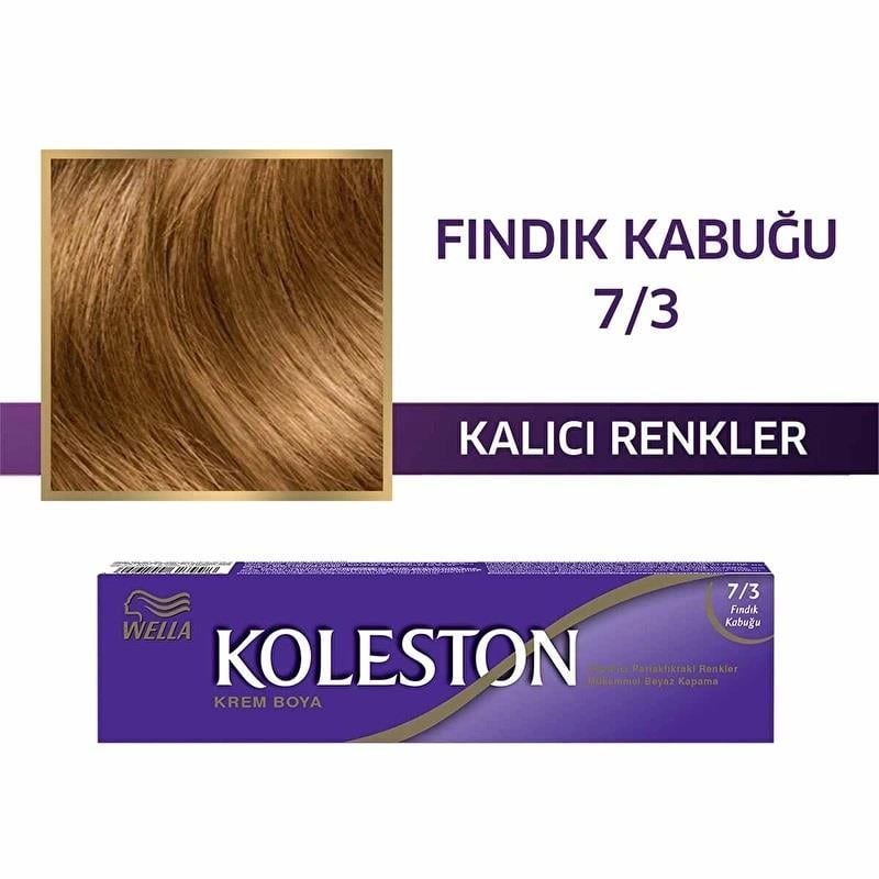 Koleston Single Saç Boyası 7-3 Fındık Kabuğu