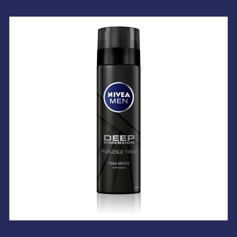 NIVEA MEN Care - Tıraş Serisi - Deep Dimension Tıraş Köpüğü - 200 ML