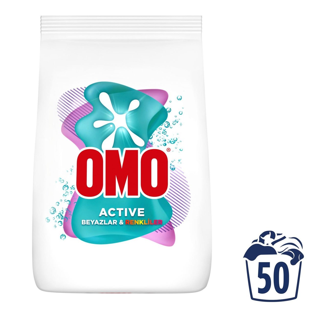 OMO ACTIVE RENKLİ & BEYAZ ÇAMAŞIR DETERJANI 7,5 KG