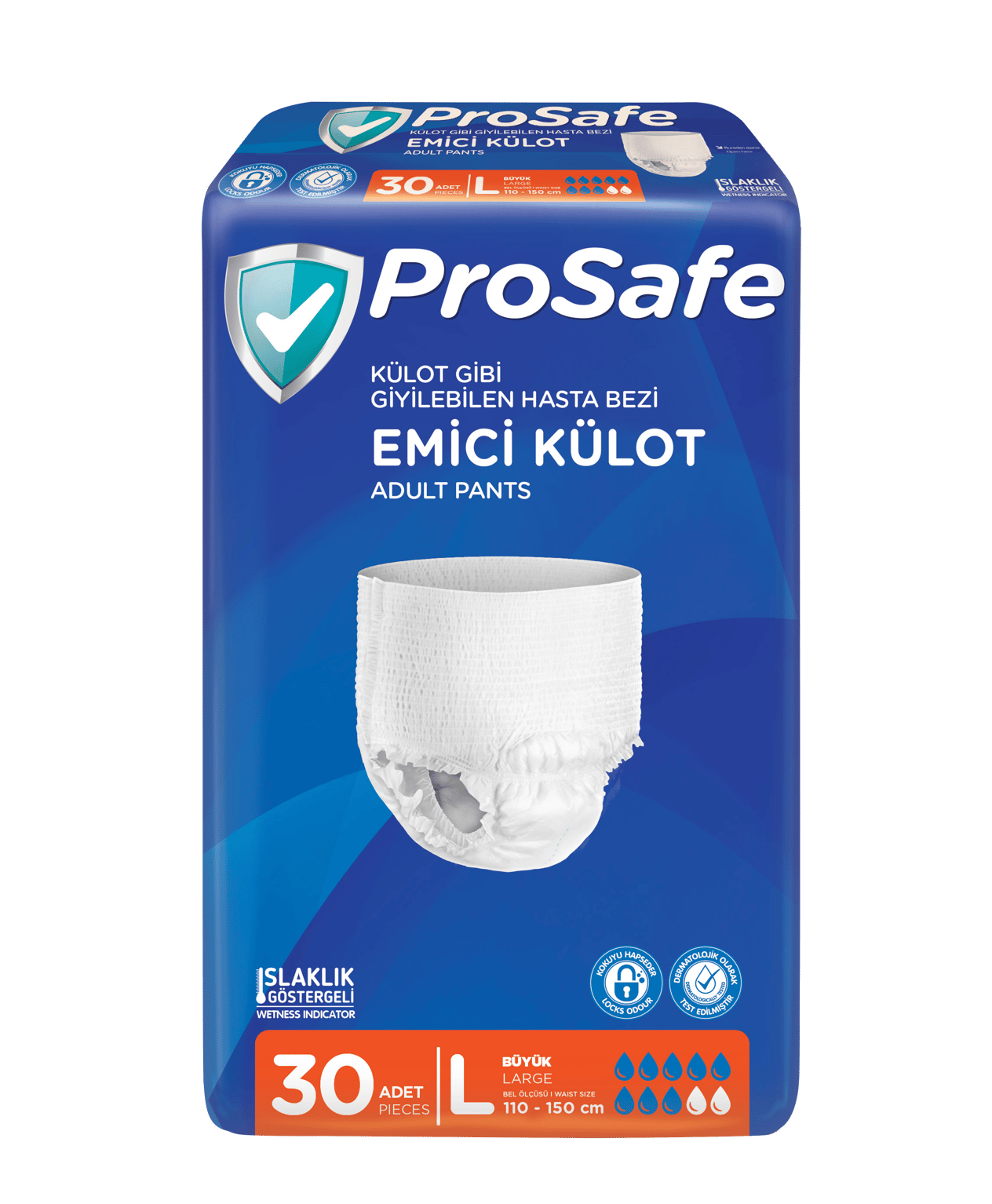 PROSAFE EMİCİ KÜLOT L BOY 30LU