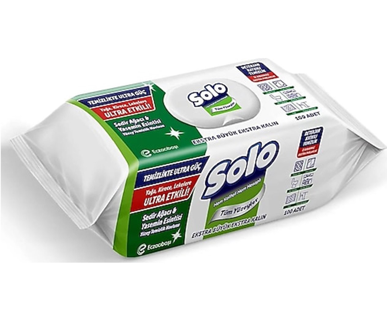 SOLO YÜZEY TEMİZLİK HAVKUSU ULTRA GÜÇ SEDİR&YASEMİN 100 YAPRAK