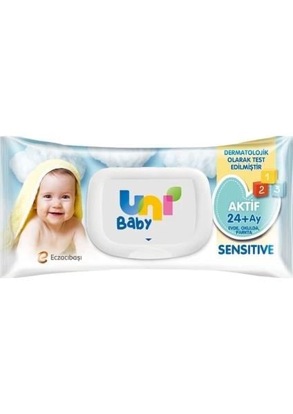 UNIBABY AKTİF SENSITIVE ISLAK MENDİL 90 YAPRAK