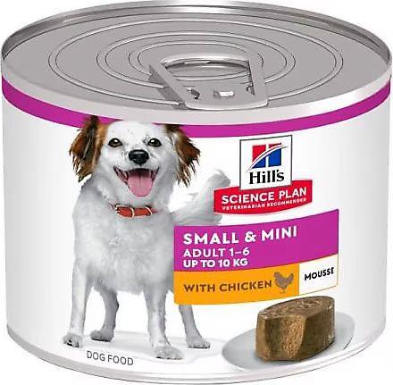 Hill's SP Küçük ve Mini Irk Yetişkin Köpek Tavuklu Yumuşak Püre Konserve 200gr
