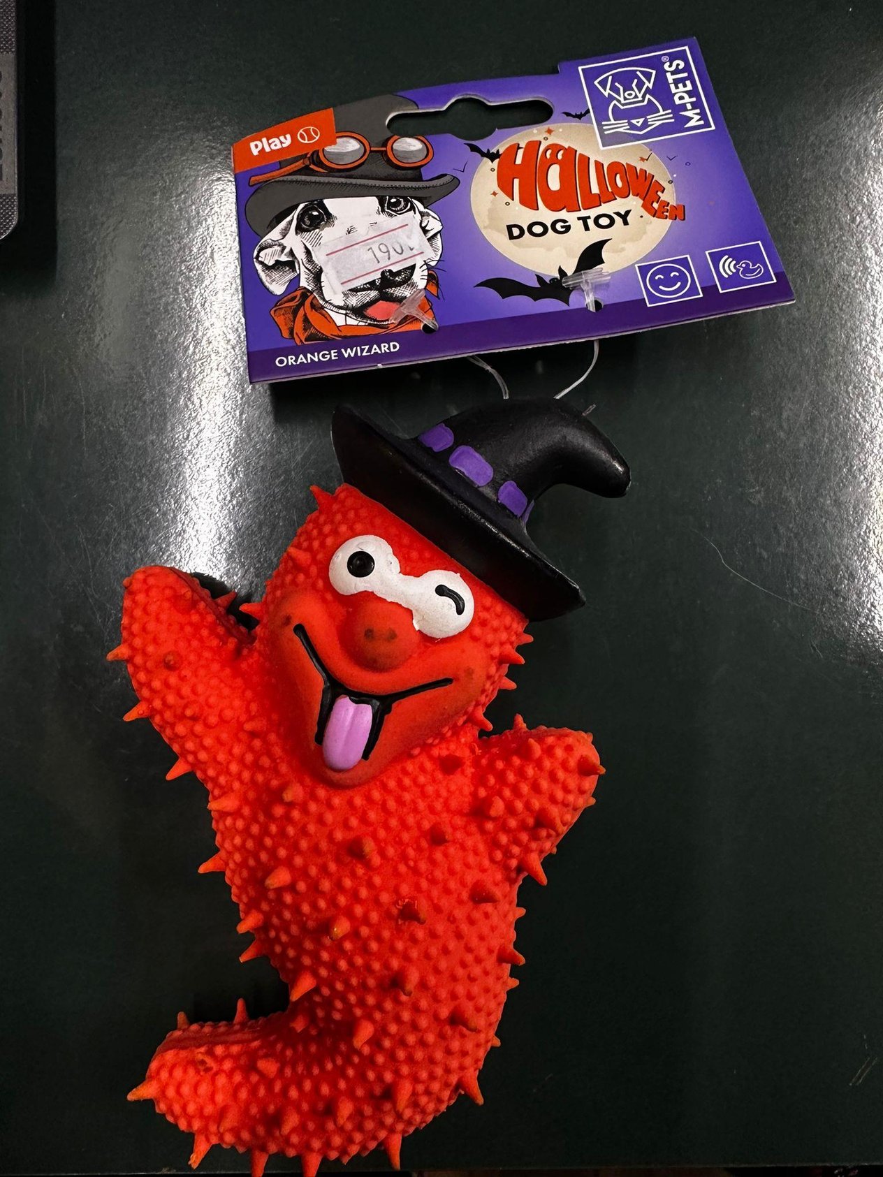 M-Pets Halloween Orange Wızard Köpek Oyuncağı