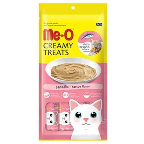 Me-O Creamy Çizgili Orkinos Balığı Kedi Ödülü 4X15gr 