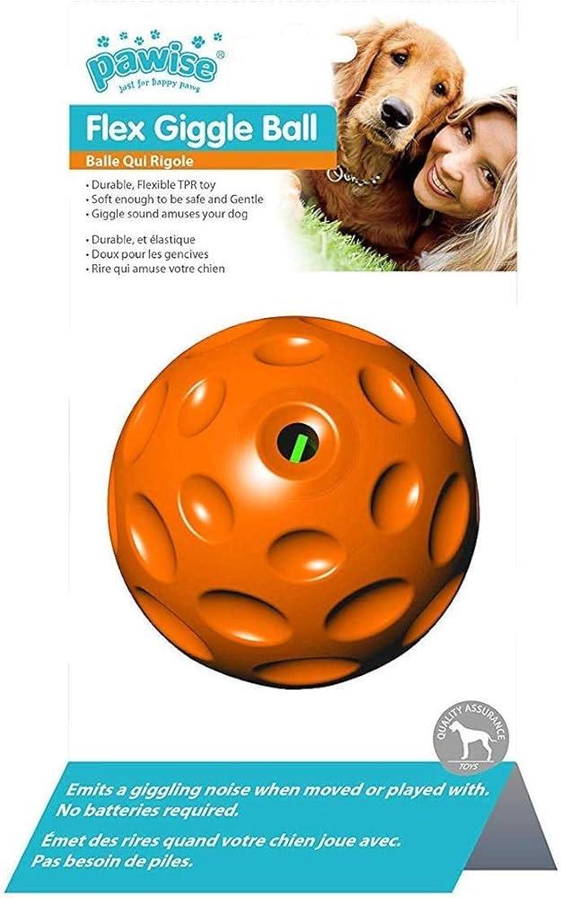 Pawise Ball Flex Giggle, Turuncu 9 cm
