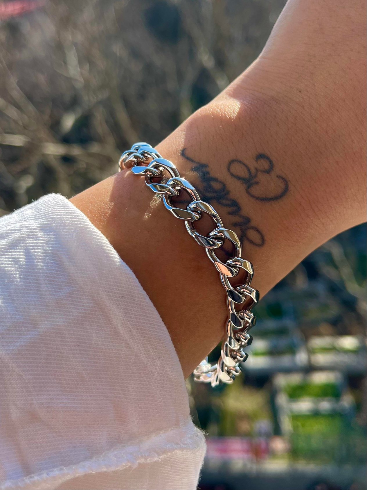 Çelik Bileklik XP Basic Chain Medium
