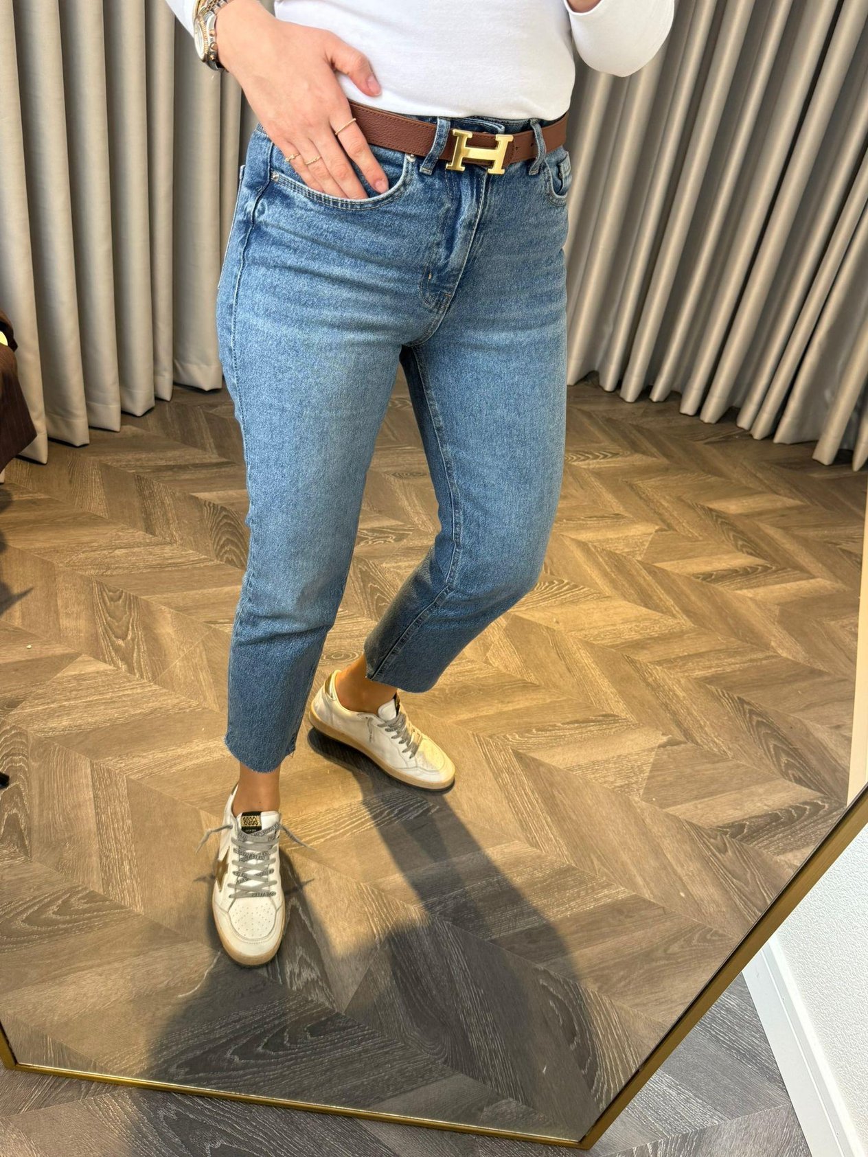 Zr Marka Model Mavi Boyfit Jean