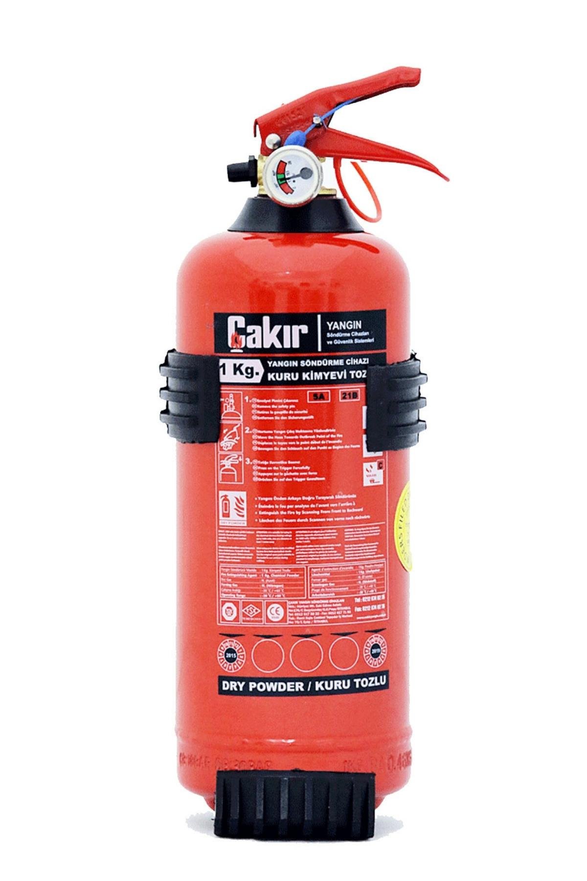 1 KG Yangın Söndürücü Araç Yangın Tüpü - Çakır