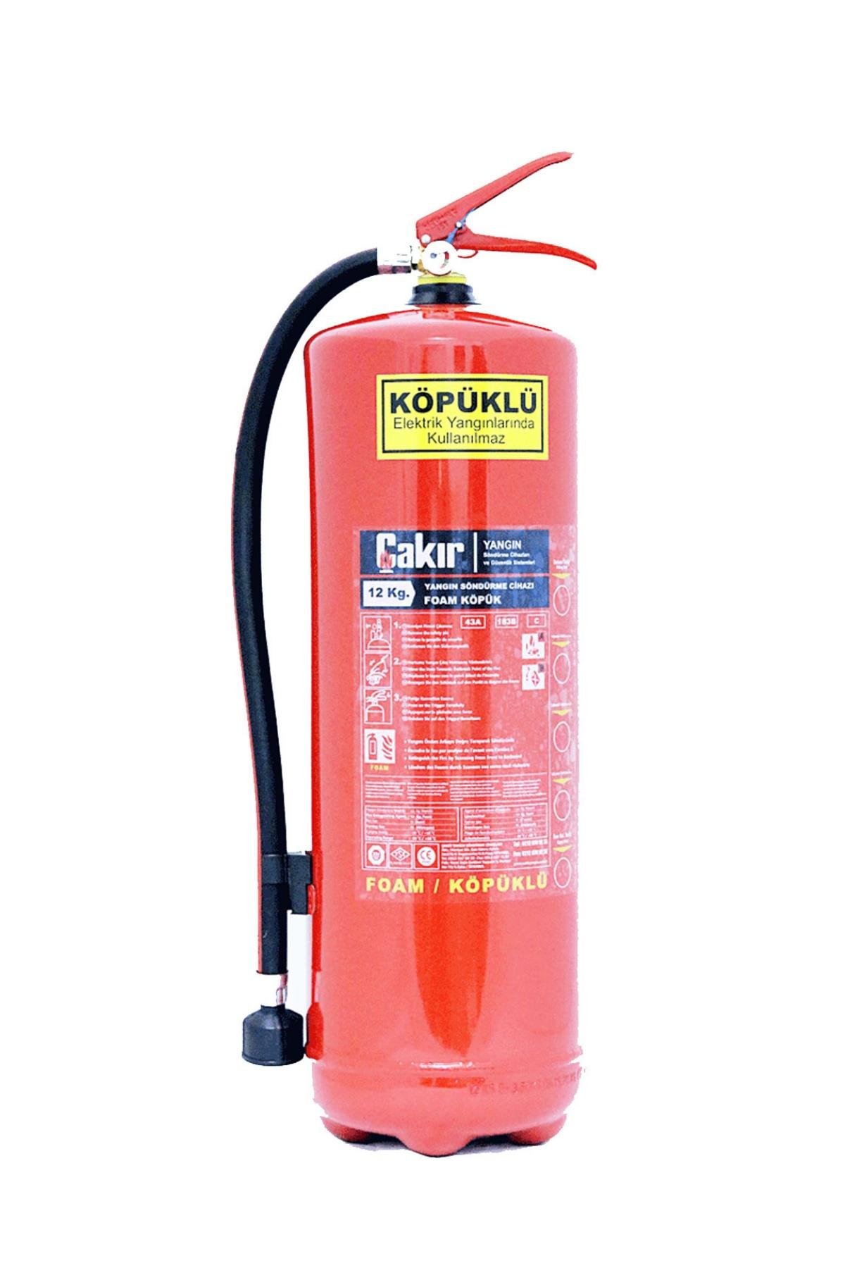 12 KG Köpüklü Yangın Söndürme Tüpü - Çakır