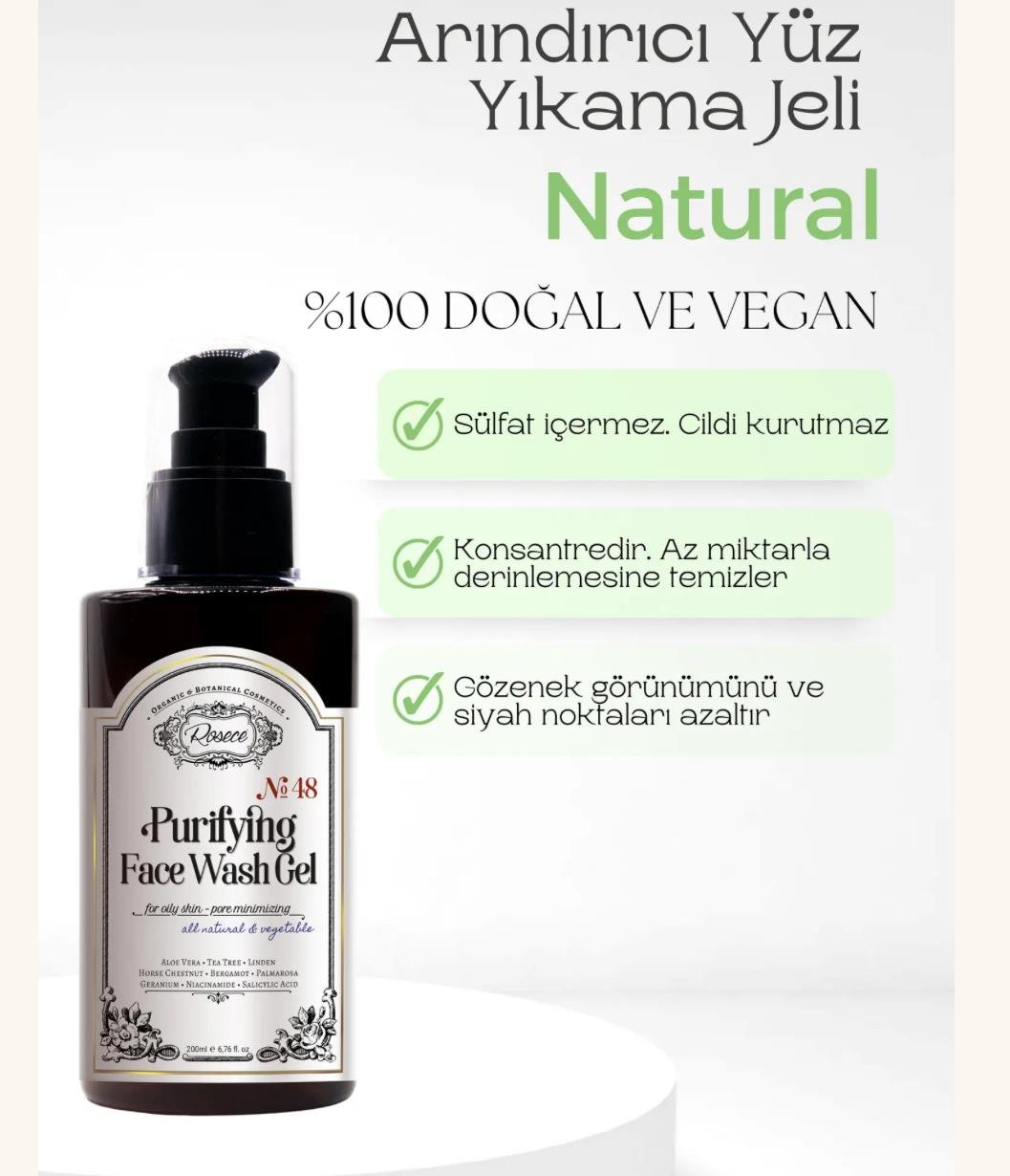 Arındırıcı Yüz Yıkama Jeli Yağlı-Sivilceli-Gözenekli Cilt