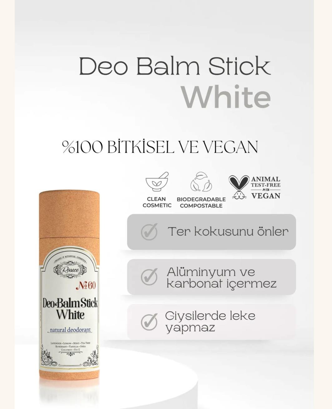 Deo Balm Stick White- 60ml