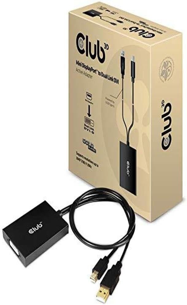 3D MiniDisplayPort 1.2a Dual Link DVI-D Aktif Adaptör