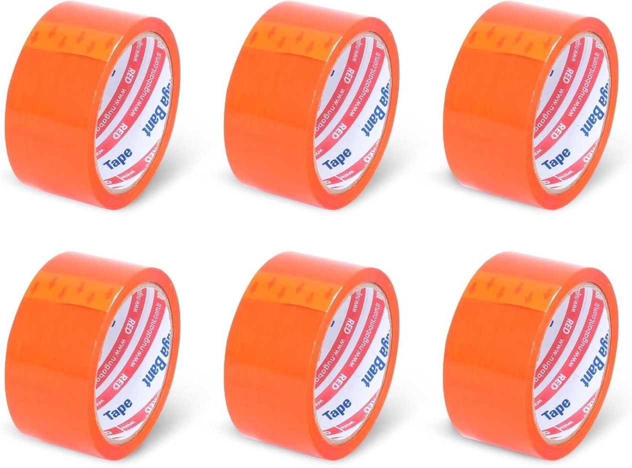 45 MM X 40 MT TURUNCU KOLİ BANDI 6 ADET