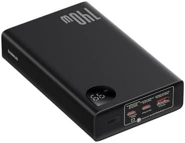 Adaman Overseas Edition 24.000 mAh Digital Display 140W Powerbank-Siyah