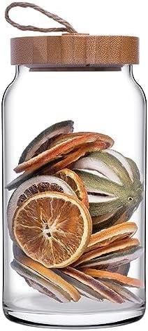 Ahşap Kapaklı Woody Kavanoz 43593 1130 Cc
