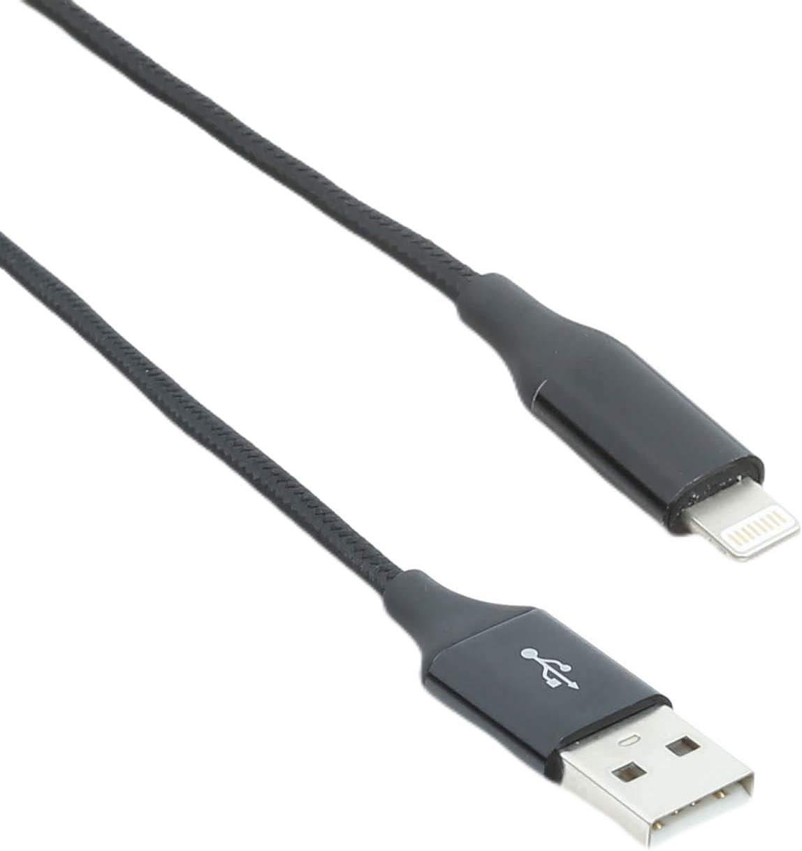 AlumiCable XL Lightning 2m. Şarj Kablosu Siyah (2DK19S)