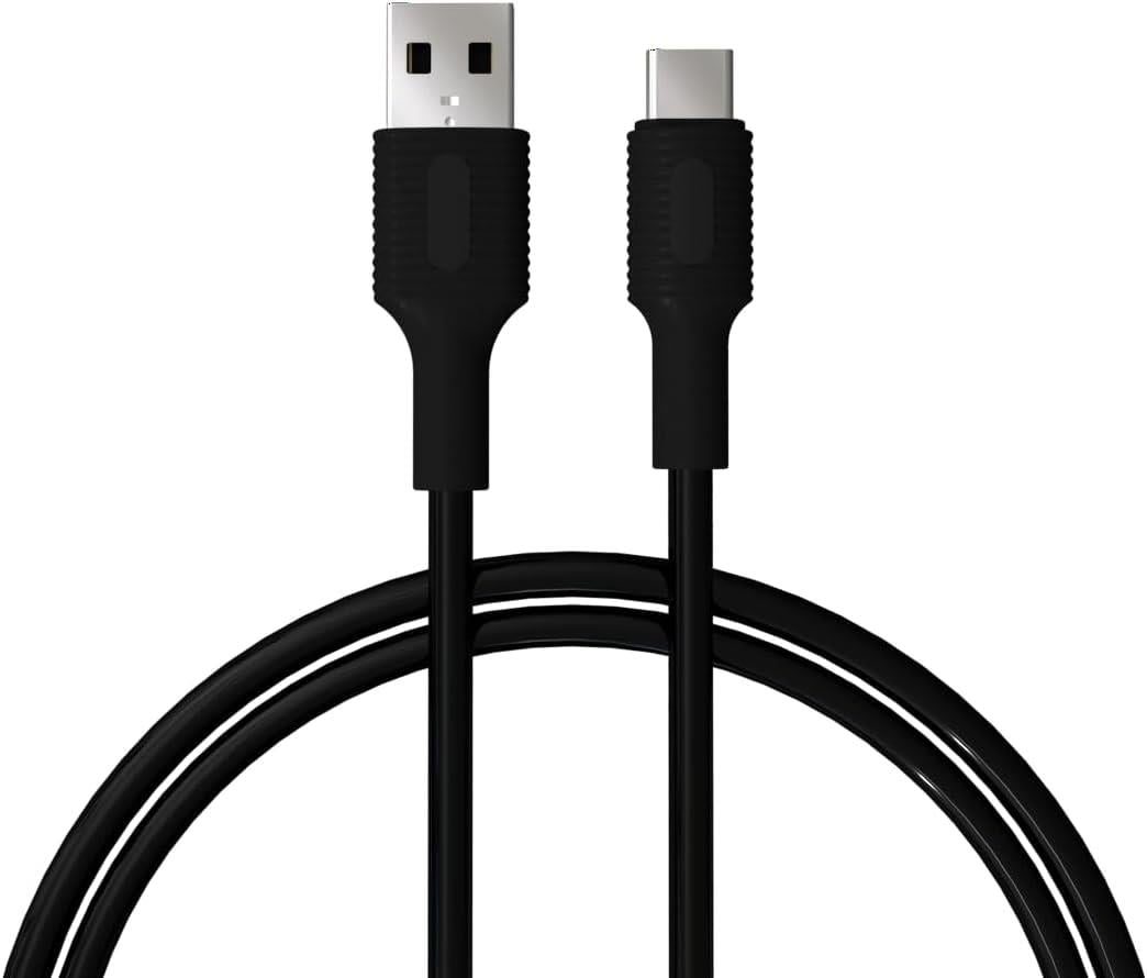 Basic USB A-C Hızlı Şarj Kablosu, Siyah (100 CM)