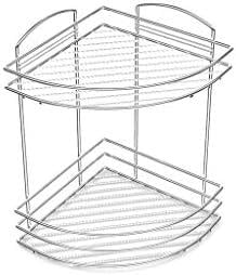 BK032 2 Katlı Duş Rafı ve Sabunluk, Krom