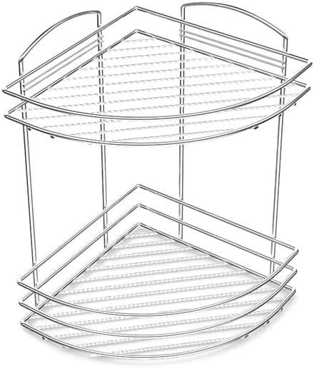 BK032 2 Katlı Duş Rafı ve Sabunluk, Krom