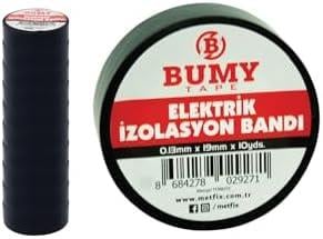 ELEKTRİK İZOLASYON BANDI SİYAH - 19 MM X 10 YDS - (10 LU PAKET)