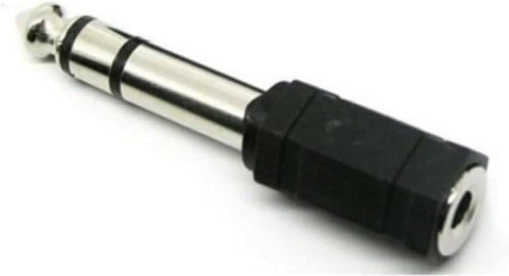 ELEKTRONİK GİTAR ANFİ AMFİ Kablo Jak Dönüştürücü Jack Çevirici Erkek 6.5mm Dişi 3.5mm Çivi Gitar ARKASIİNCE