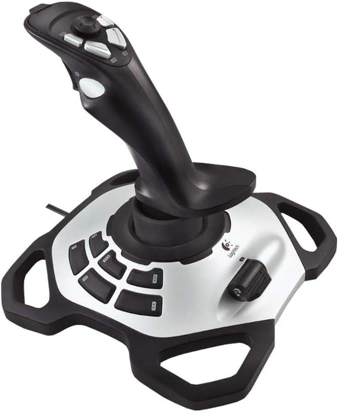 G Extreme 3D Pro Joystick, 8 Yönlü Hareket İmkanı, 12 Programlanabilir Tuş, Siyah