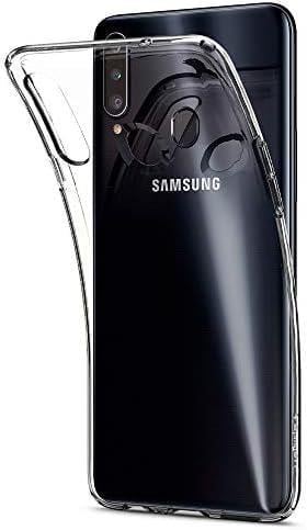Galaxy A20s Kılıf Liquid Crystal 4 Tarafı Tam Koruma Crystal Clear - ACS00562