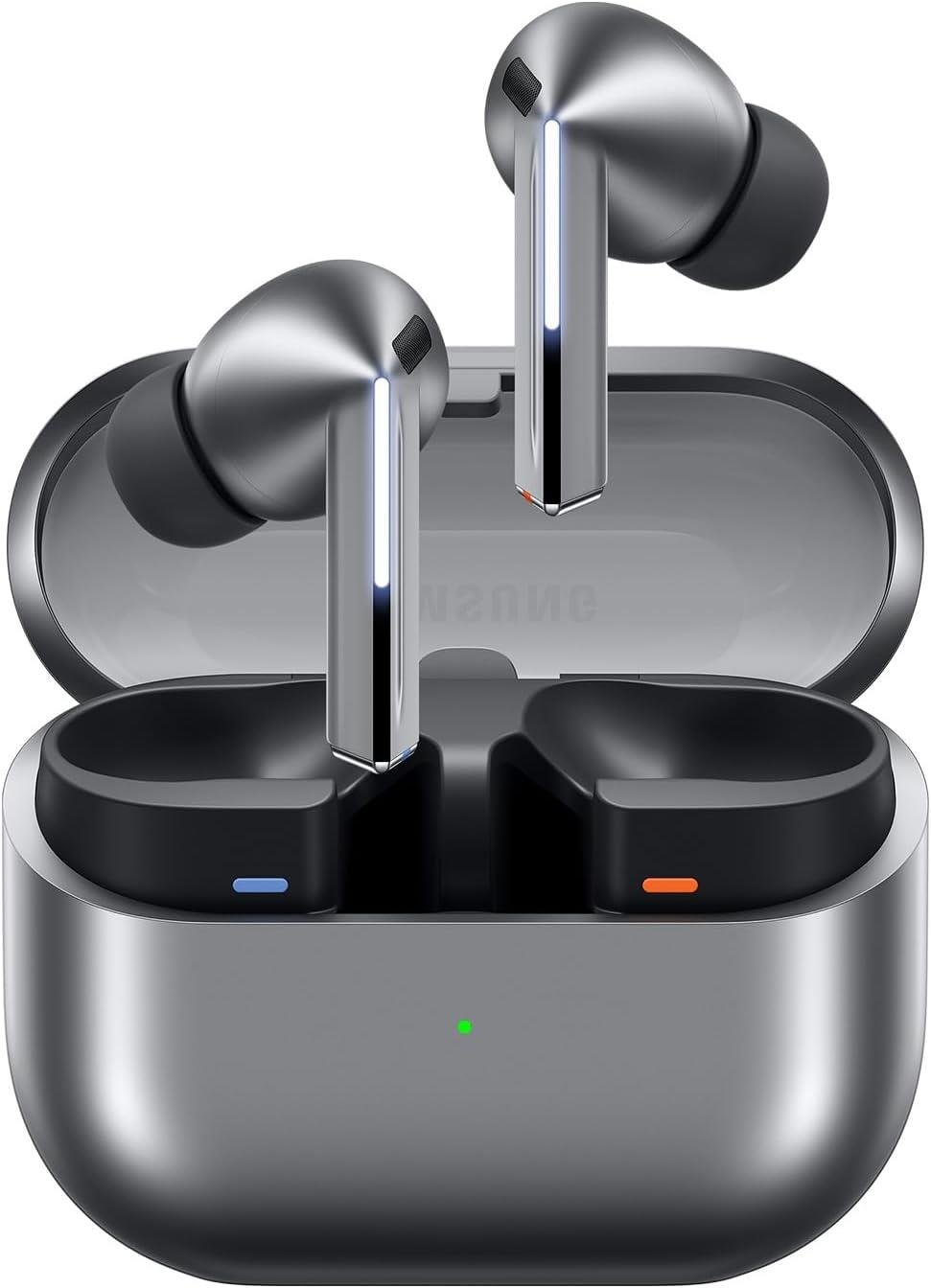 Galaxy Buds3 Pro, Gümüş, Kablosuz Bluetooth Kulak İçi Kulaklık, Adaptif Gürültü Kontrolü, Hi-Fi Ses, 360 Audio (Samsung Türkiye Garantili)