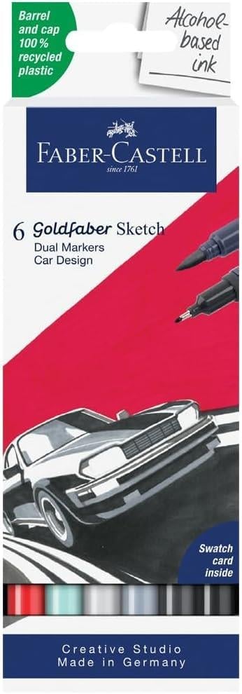 Gofa Sketch Markör Car Design 6x
