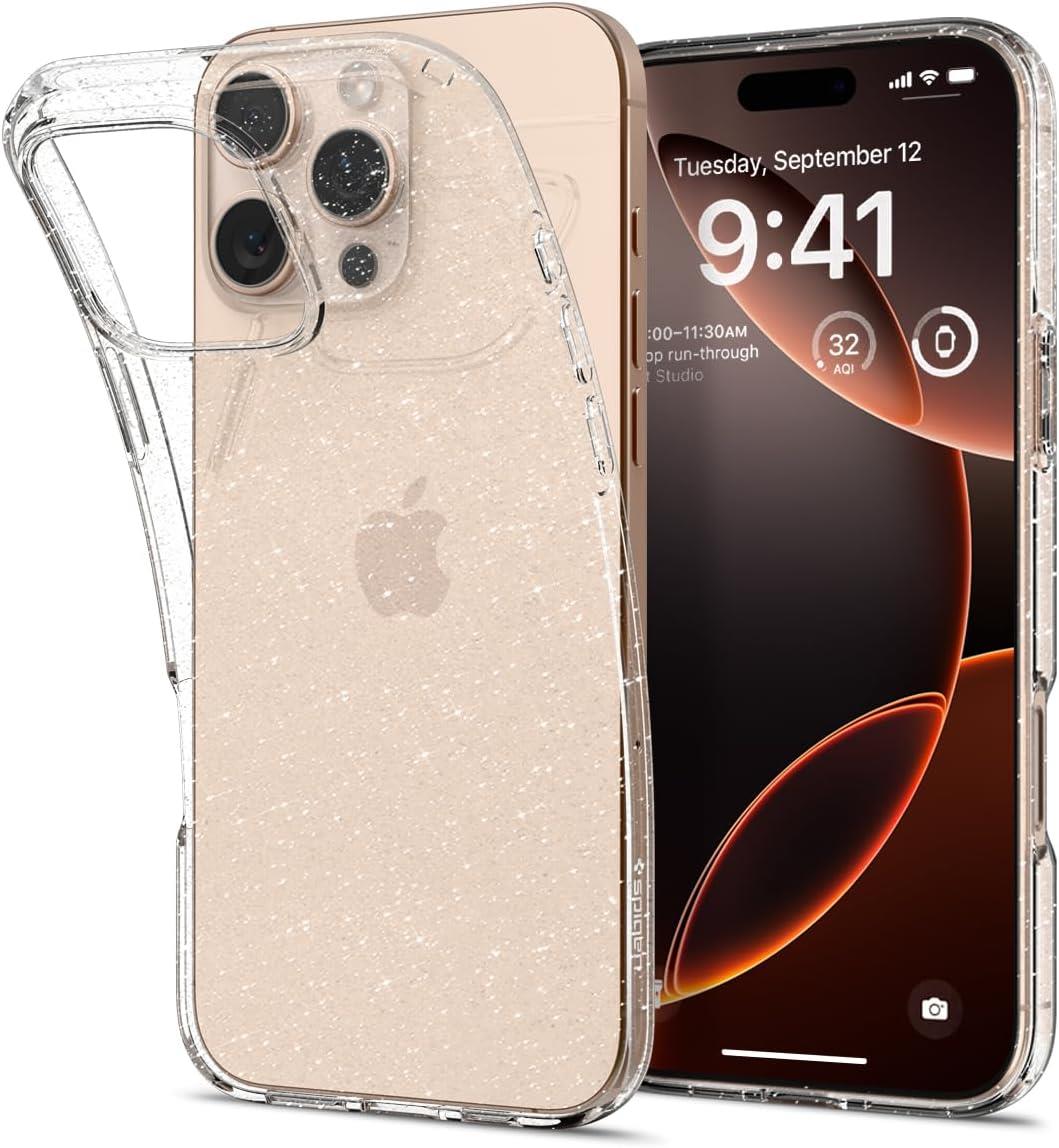 iPhone 16 Pro Max Kılıf Liquid Crystal Glitter Crystal Quartz - ACS07985