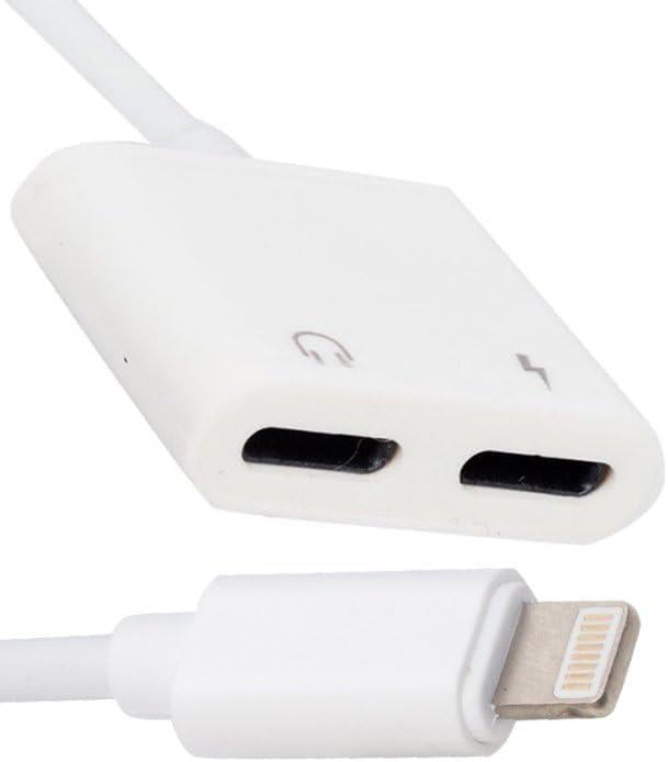 iPhone ile uyumlu Lightning 2in1 Şarj Kulaklık Dönüştürücü Jack Adaptör Şarj Çoğaltıcı Splitter şarj çıkışı çoğaltıcı NO 160