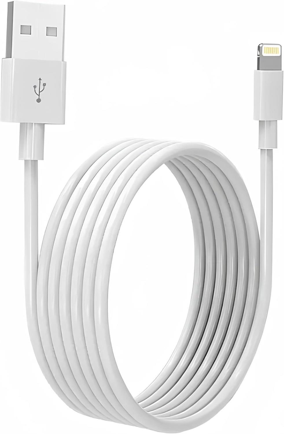 İphone USB-A To Lightning Hızlı Şarj Kablosu 100cm (Siyah veya Beyaz)