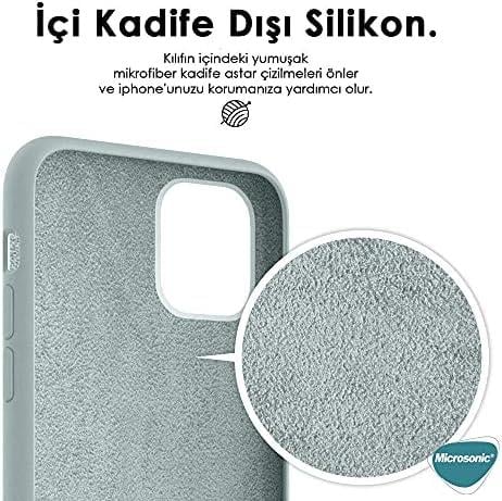 Kılıf Apple iPhone 15 Pro için Liquid Lansman Silikon Mor [iPhone 15 Pro ile Uyumlu Kılıf - Mor]