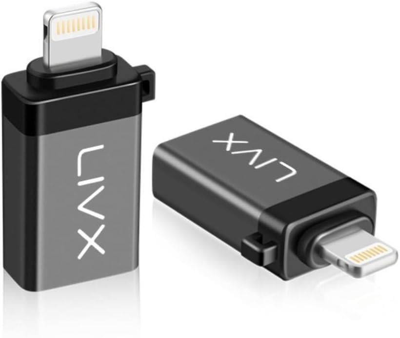 Lightning to USB 3.0 OTG Çevirici Adaptör Siyah OTGLGM
