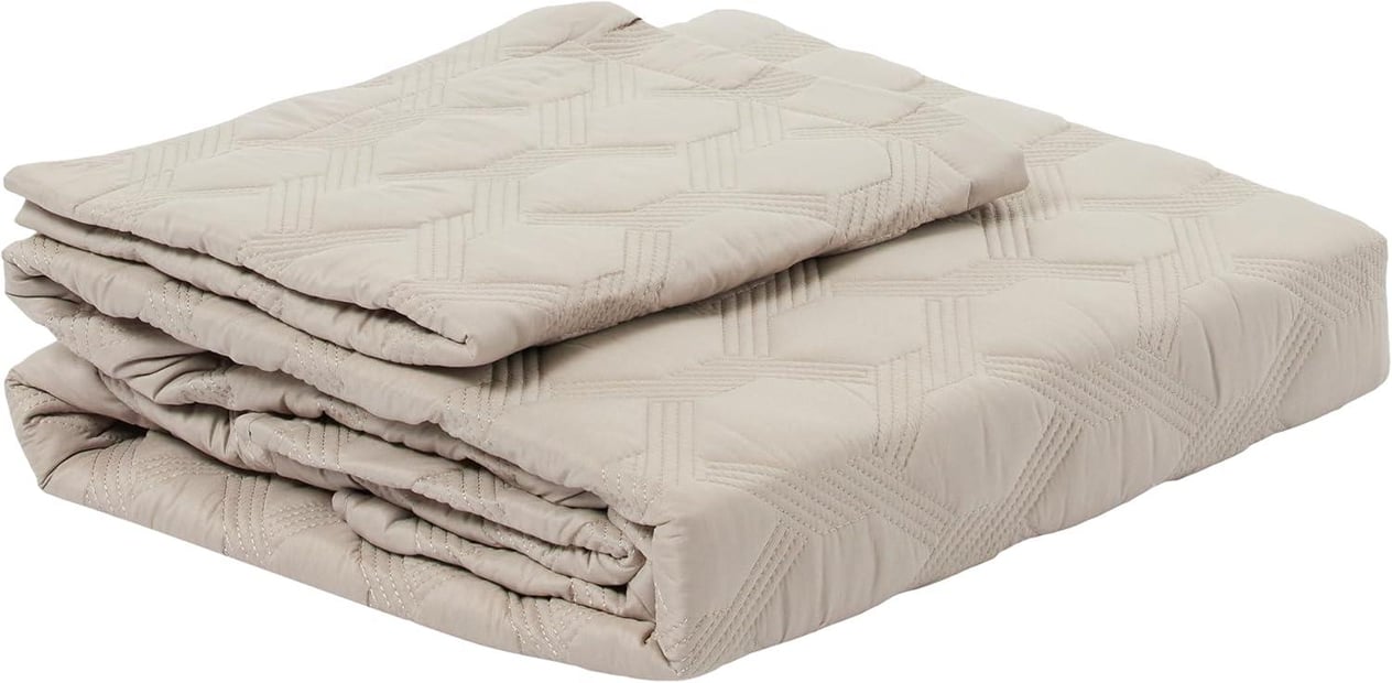 Marissa Kapitoneli%100 Polyester Yatak Örtüsü Seti, Gri, Tek Kişilik (Nakışlı Yatak Örtüsü: 230x160 cm/Nakışlı Yastık Kılıfı: 50x70)