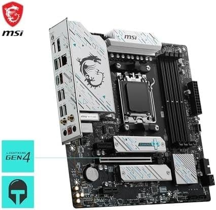 MB B650M GAMING PLUS WIFI AM5 DDR5 7200MHZ(OC) HDMI DP M.2 USB3.2 2.5G LAN WI-FI 6E mATX