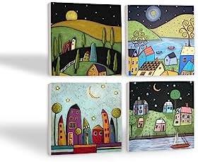 Minimalist Bohem Taş Bardak Altlığı Seti - 4 Parça - Dekoratif, Rustik Mutfak Aksesuarı, 10x10 cm, Kaydırmaz Tabanlı, Şık ve Dayanıklı SC148